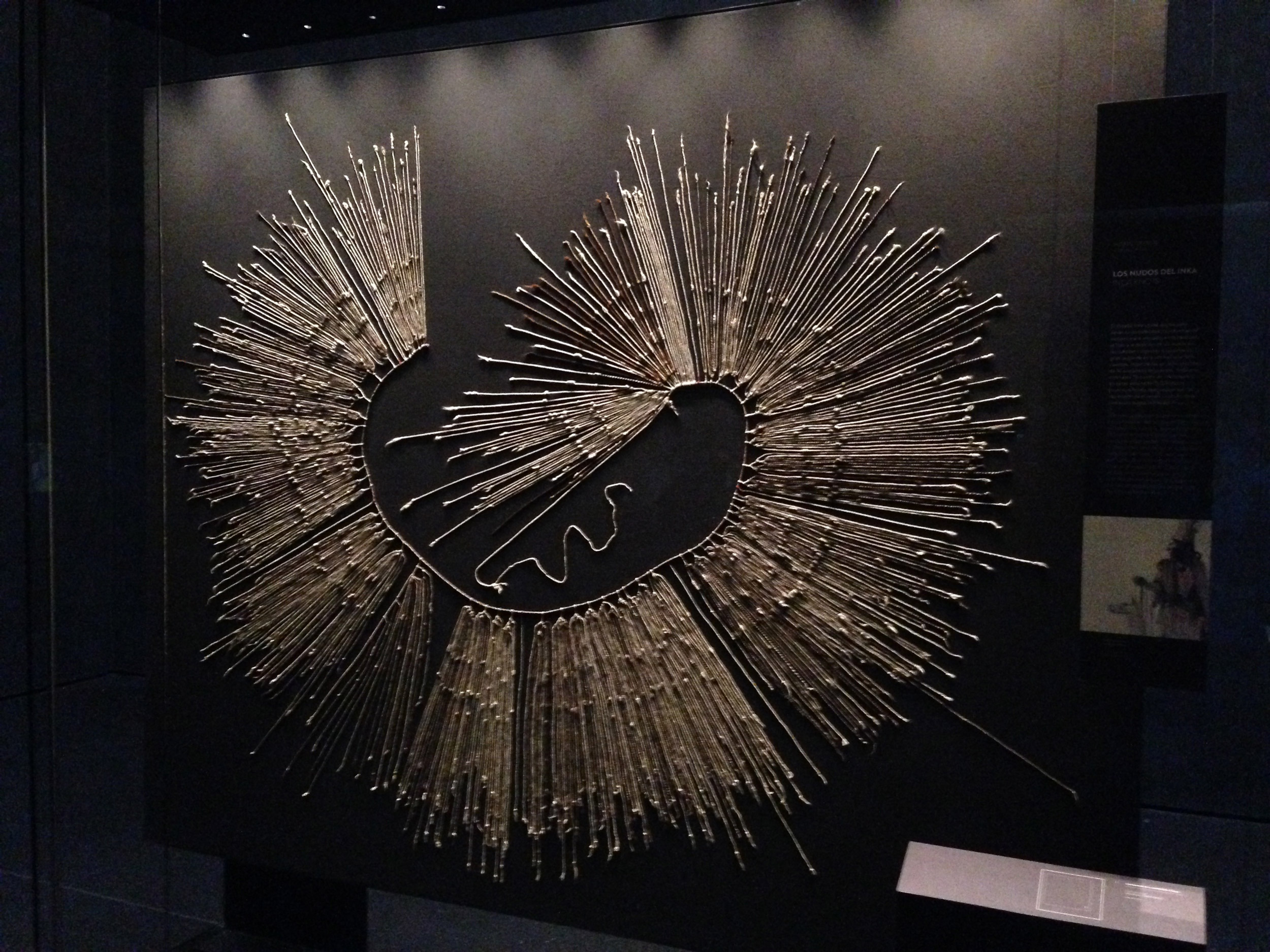 An ancient “quipu” was used for tracking finances.